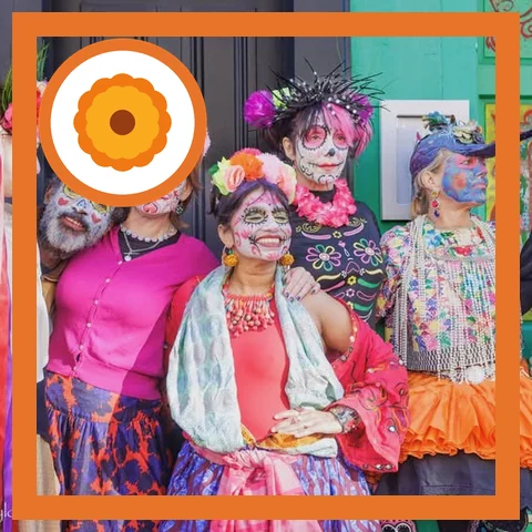 🎃 London's Day of the Dead · Columbia Road, 31 Oct