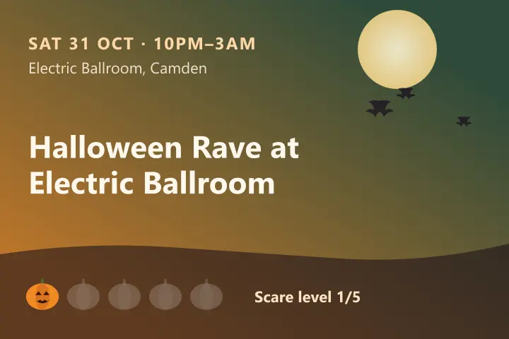 Halloween Rave at Electric Ballroom