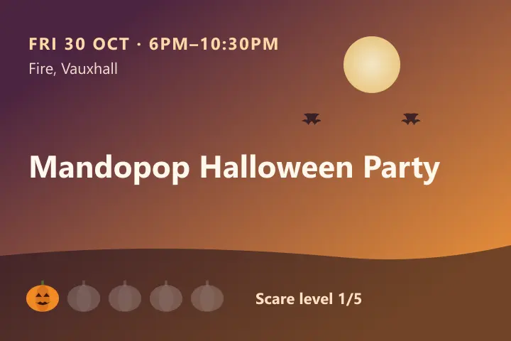 Mandopop Halloween Party