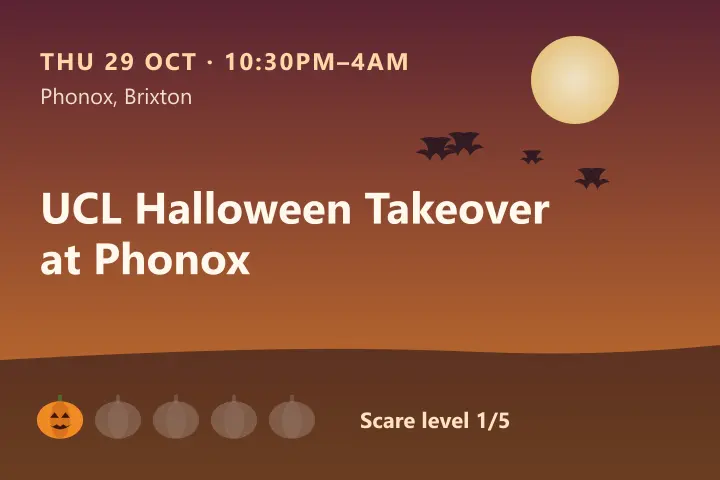 UCL Halloween Takeover: Insomnia Thursdays at Phonox